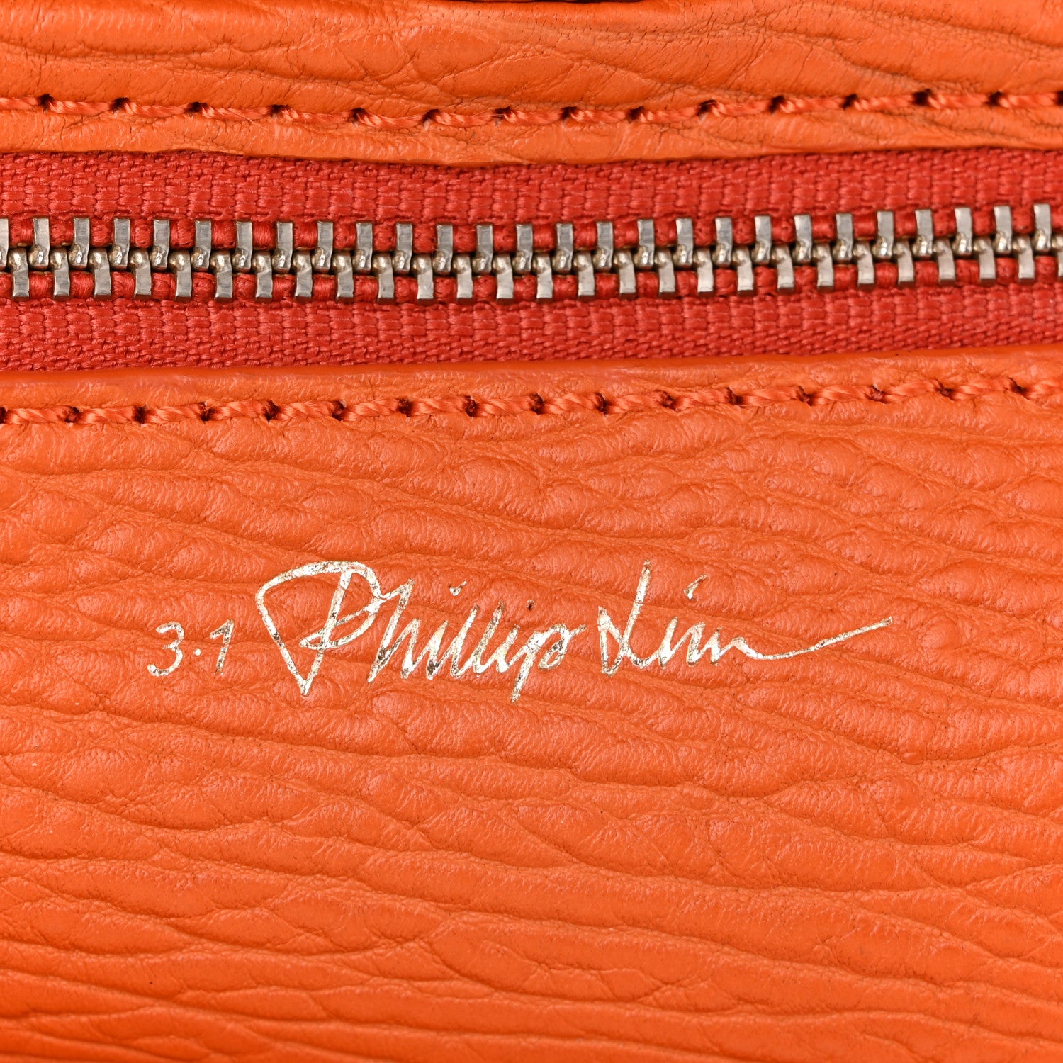 3.1 Phillip Lim Textured Calfskin Mini Pashli Satchel Orange 6 of 12