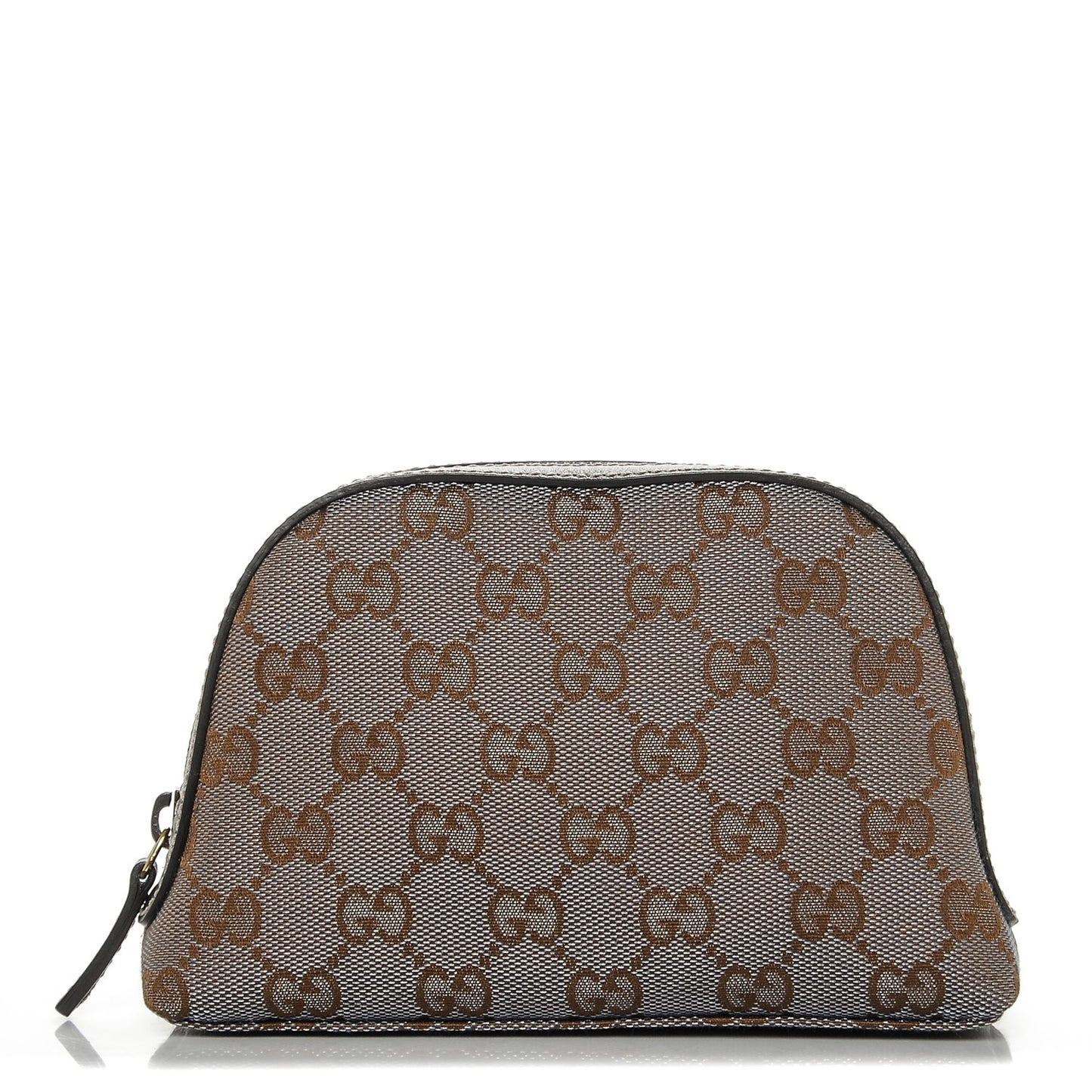 Metallic Monogram GG Cosmetic Case Gray