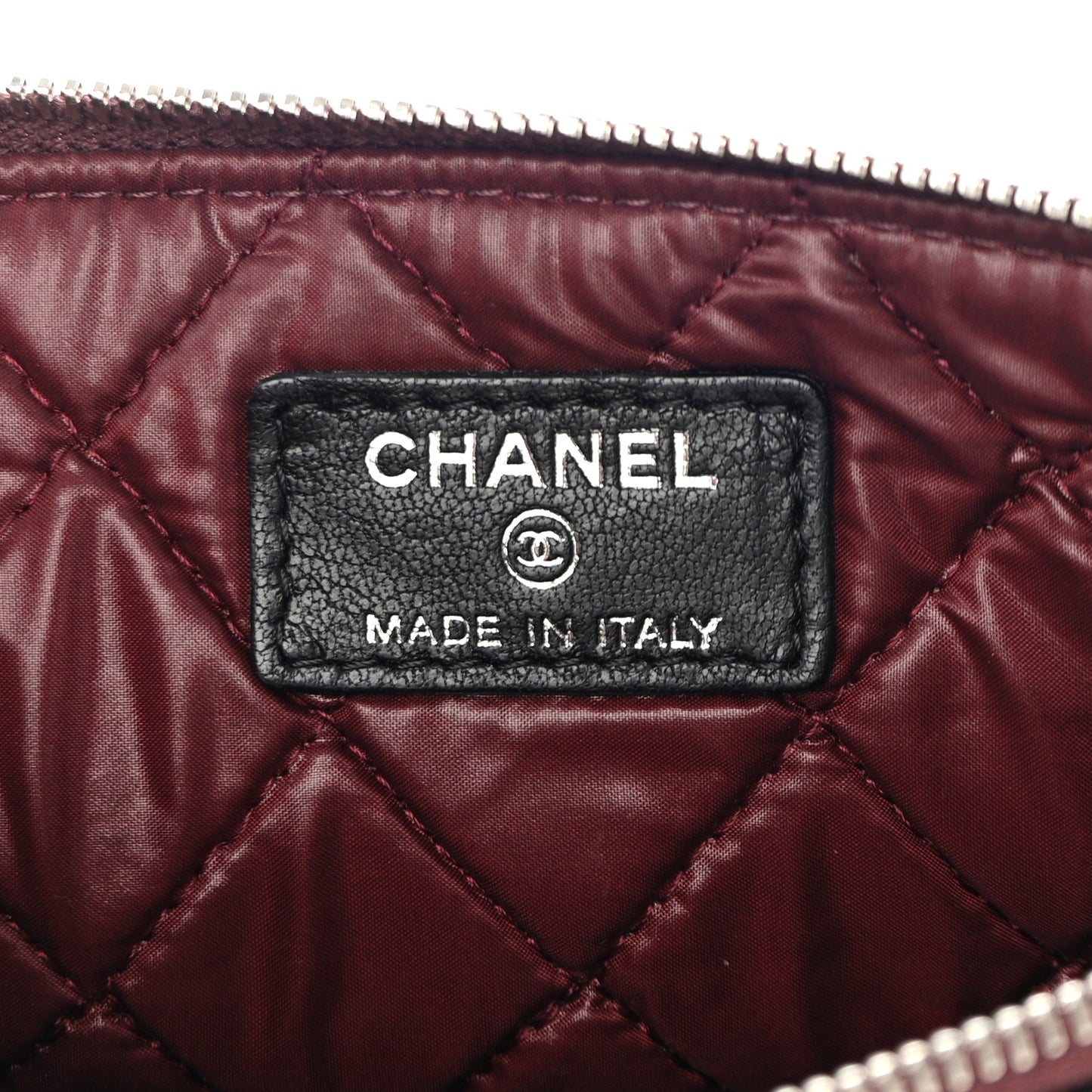 Lambskin Quilted Small Pouch Black