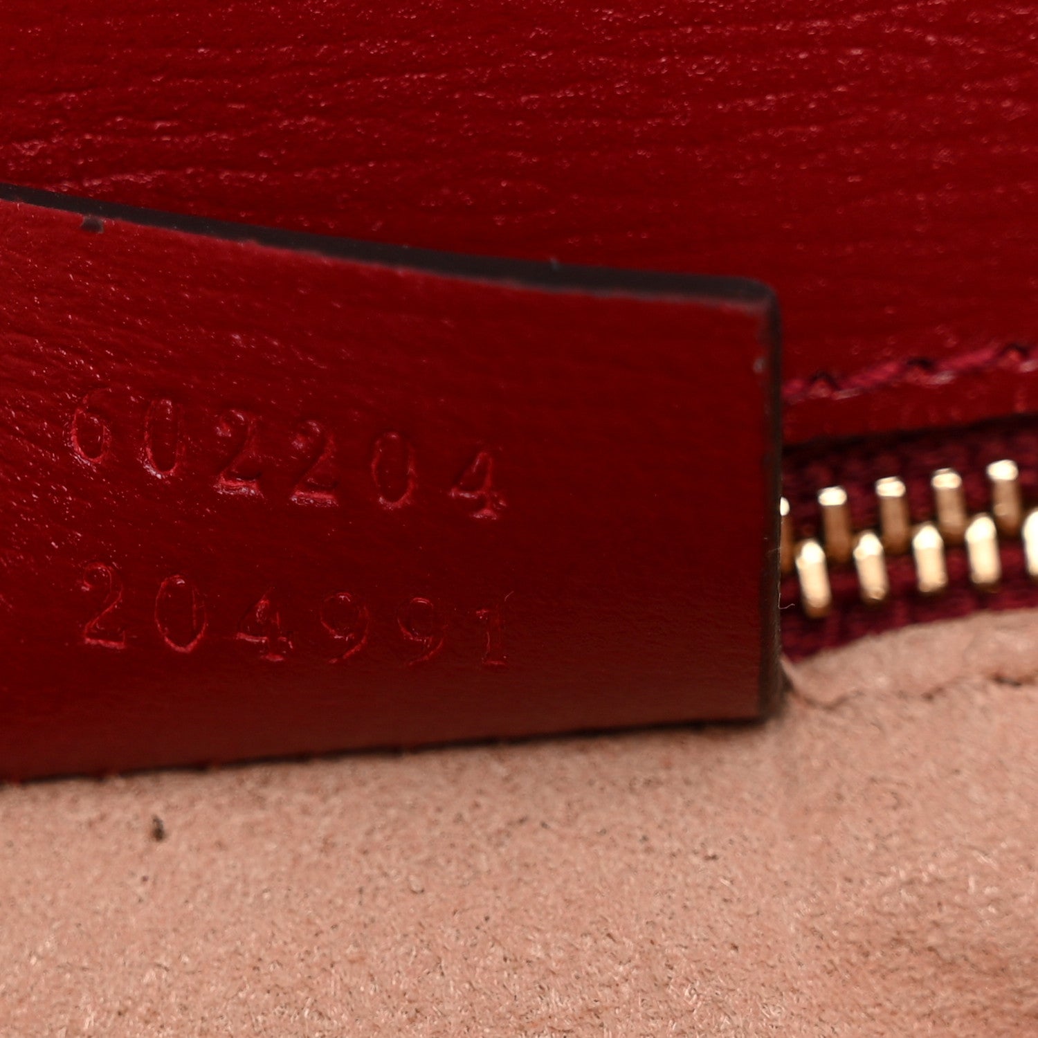 Gucci GG Supreme Monogram Azalea Calfskin Horsebit 1955 Shoulder Bag Beige Ebony New Cherry Red 7 of 11