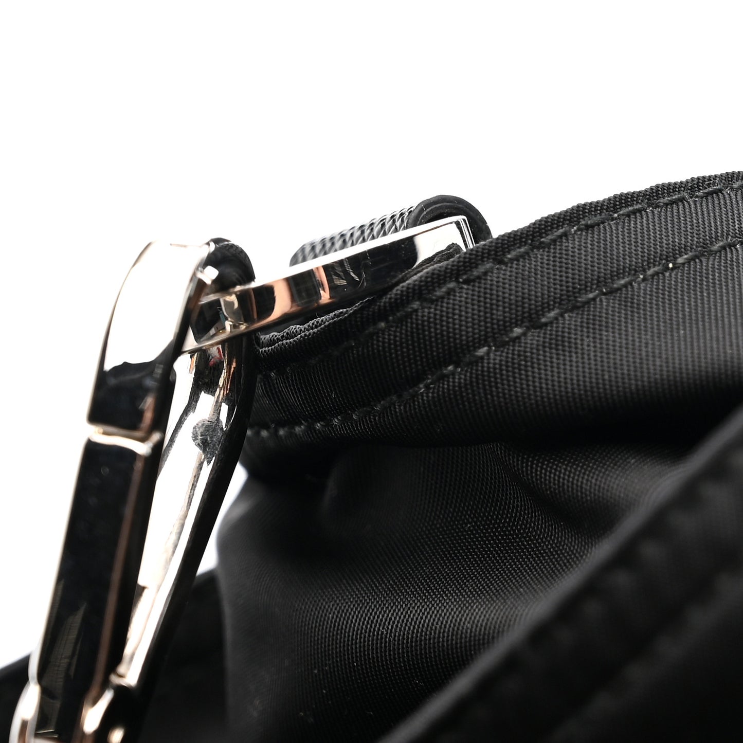 Tessuto Nylon Vela Diaper Bag Black