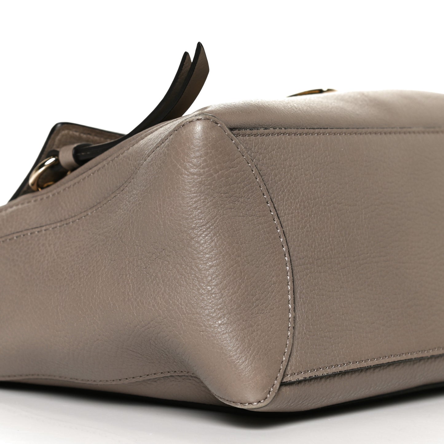 Calfskin Mini Faye Day Shoulder Bag Motty Grey