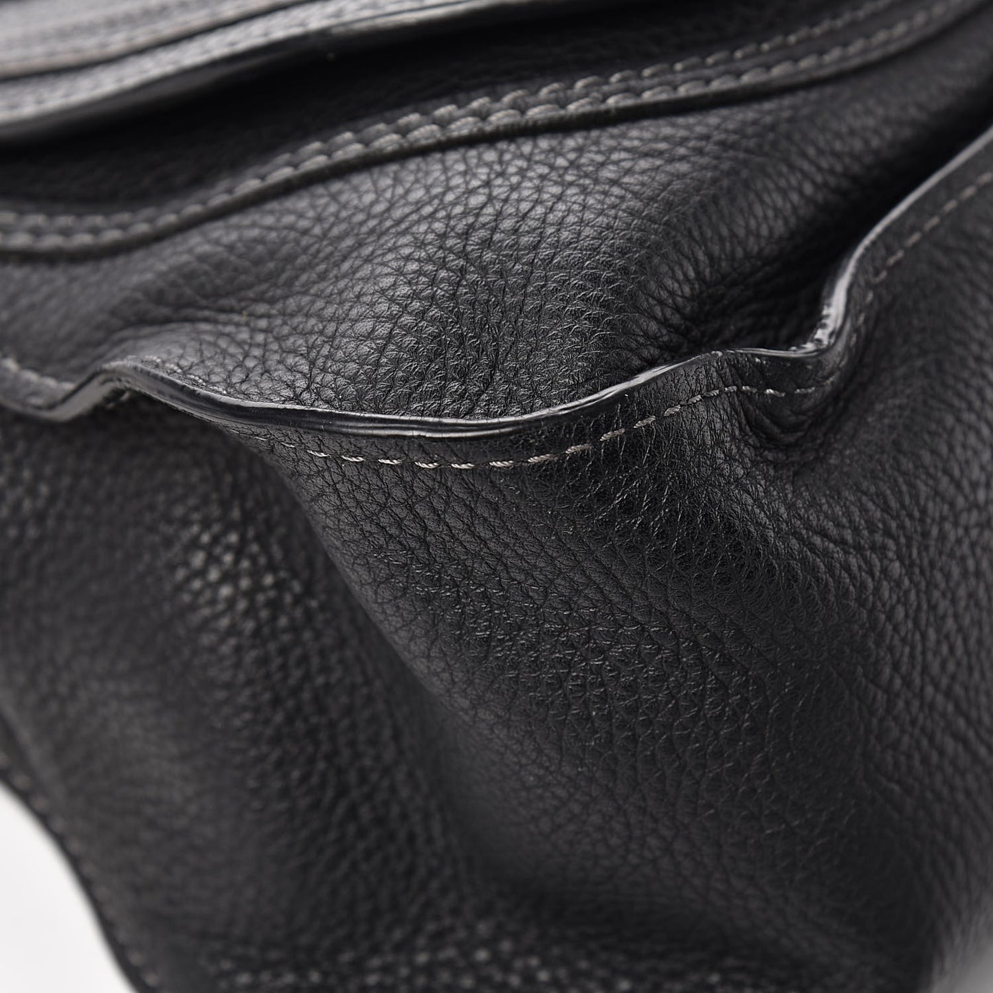 Calfskin Medium Marcie Satchel Black