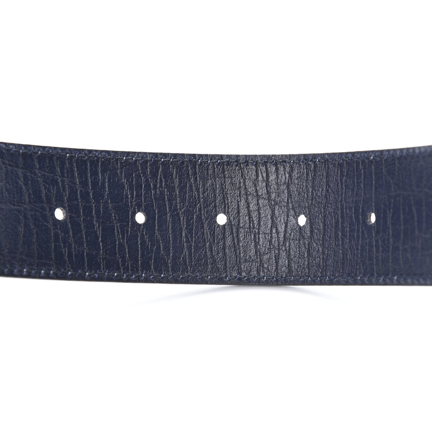 GG Plus Monogram Interlocking G Belt 105 42 Navy