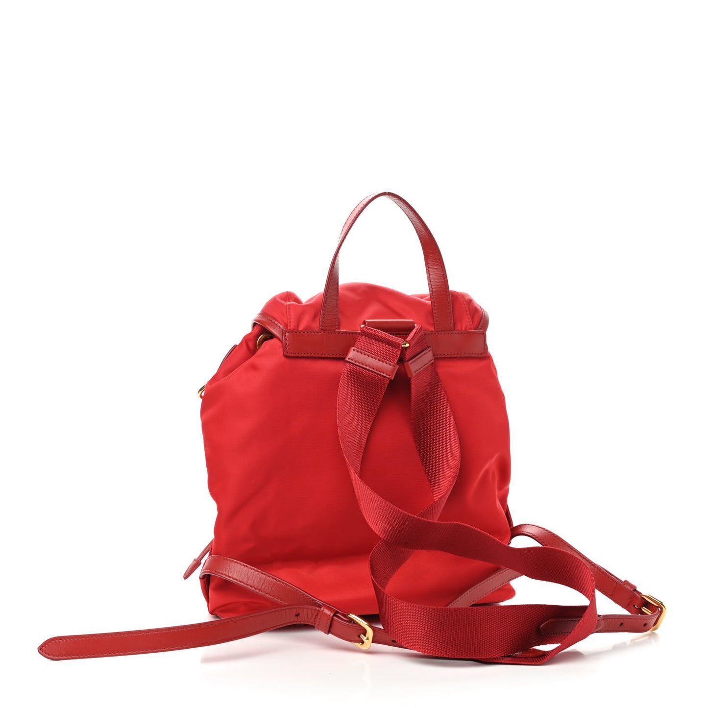 Tessuto Nylon Small Backpack Rosso