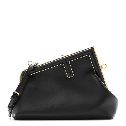 Fendi Shiny Nappa Small Fendi First Black 1 of 10