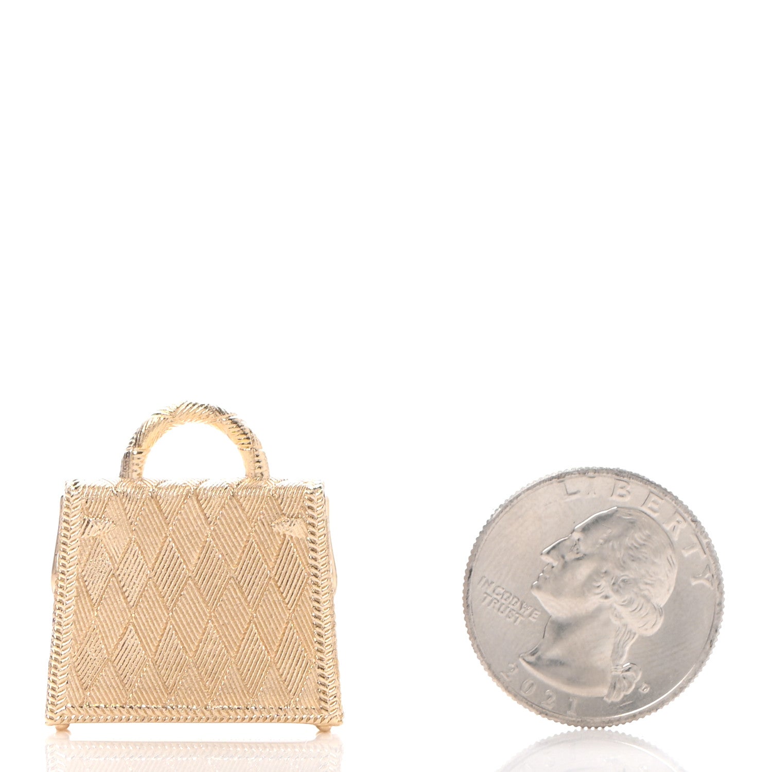 Hermes Permabrass Kelly Curiosite Charm 2 of 3