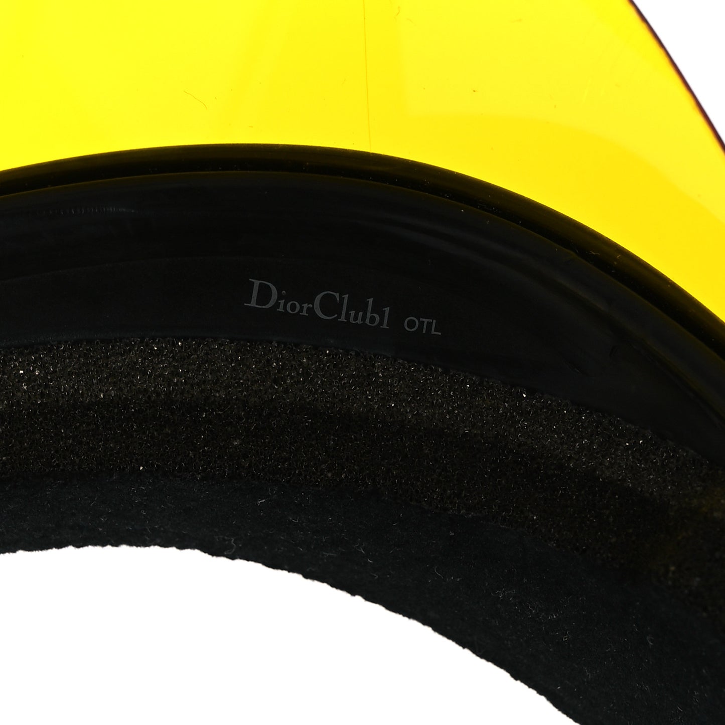 DiorClub1 Sun Visor Yellow