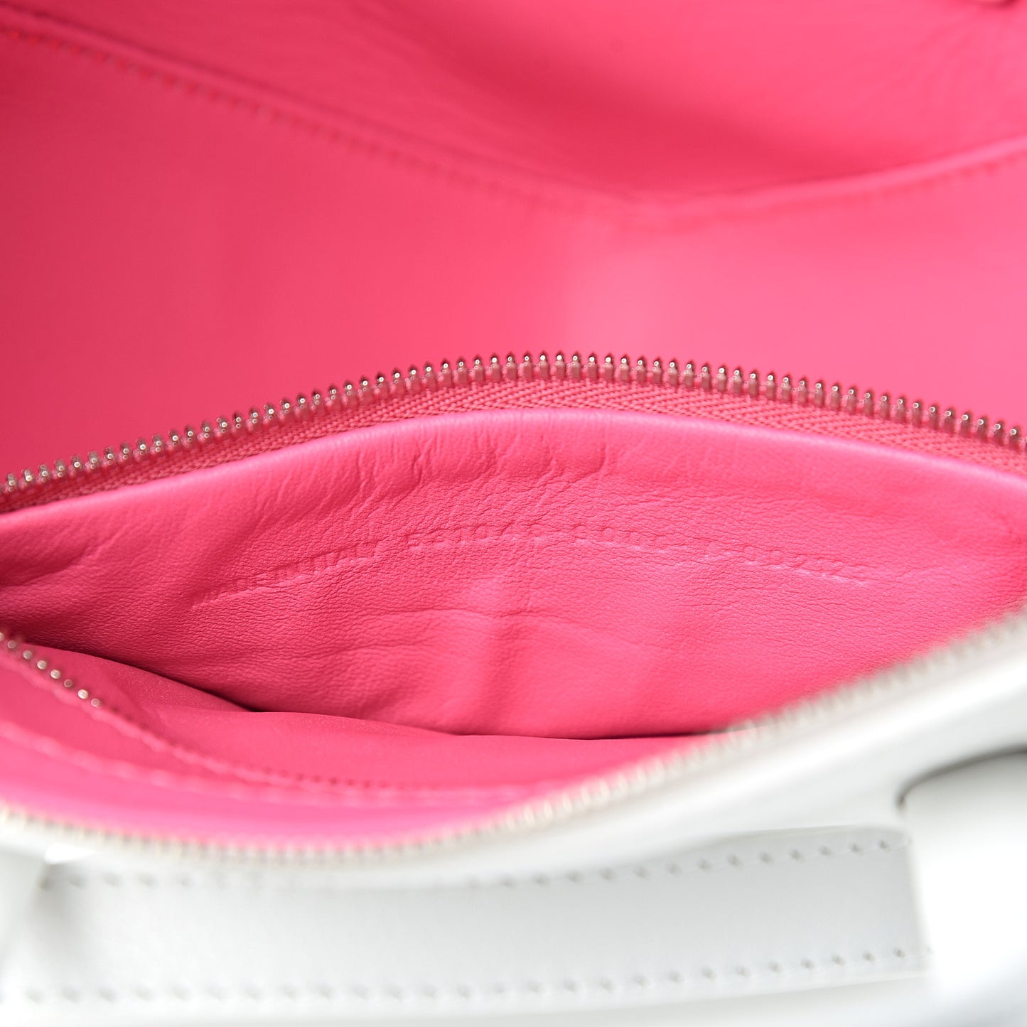 Calfskin XS Triangle Duffle White