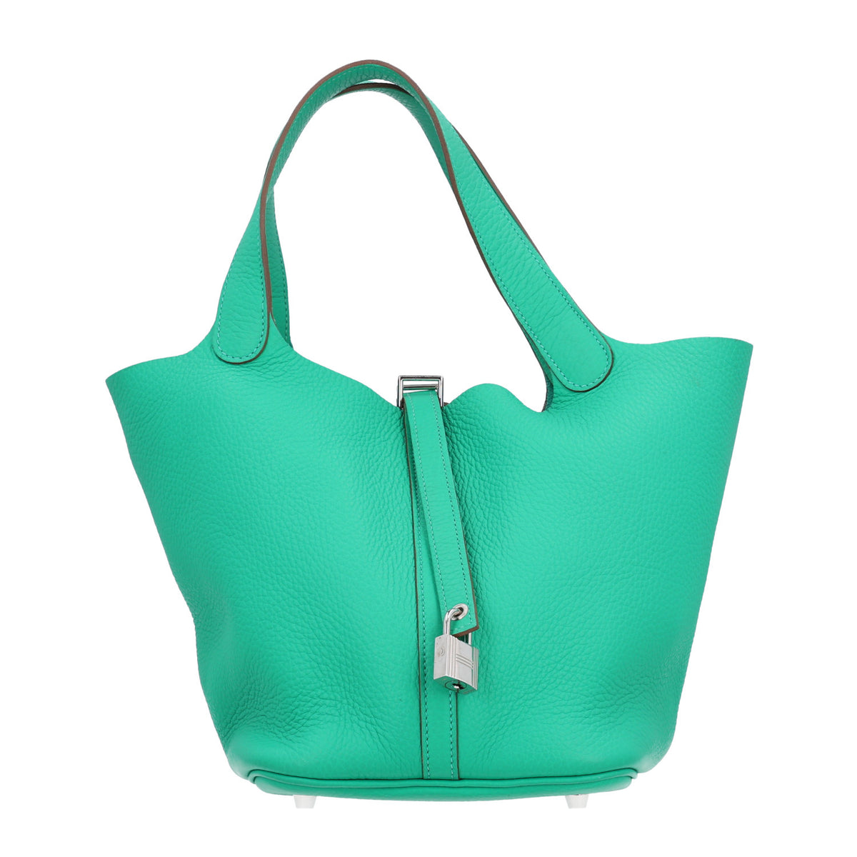 Hermes Taurillon Clemence Picotin Lock 22 MM Menthe 1 of 10