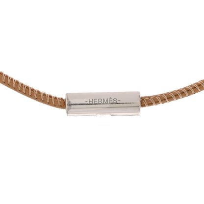 Hermes Buffalo Horn Lacquer H Equipe Pendant Necklace Sable 5 of 7