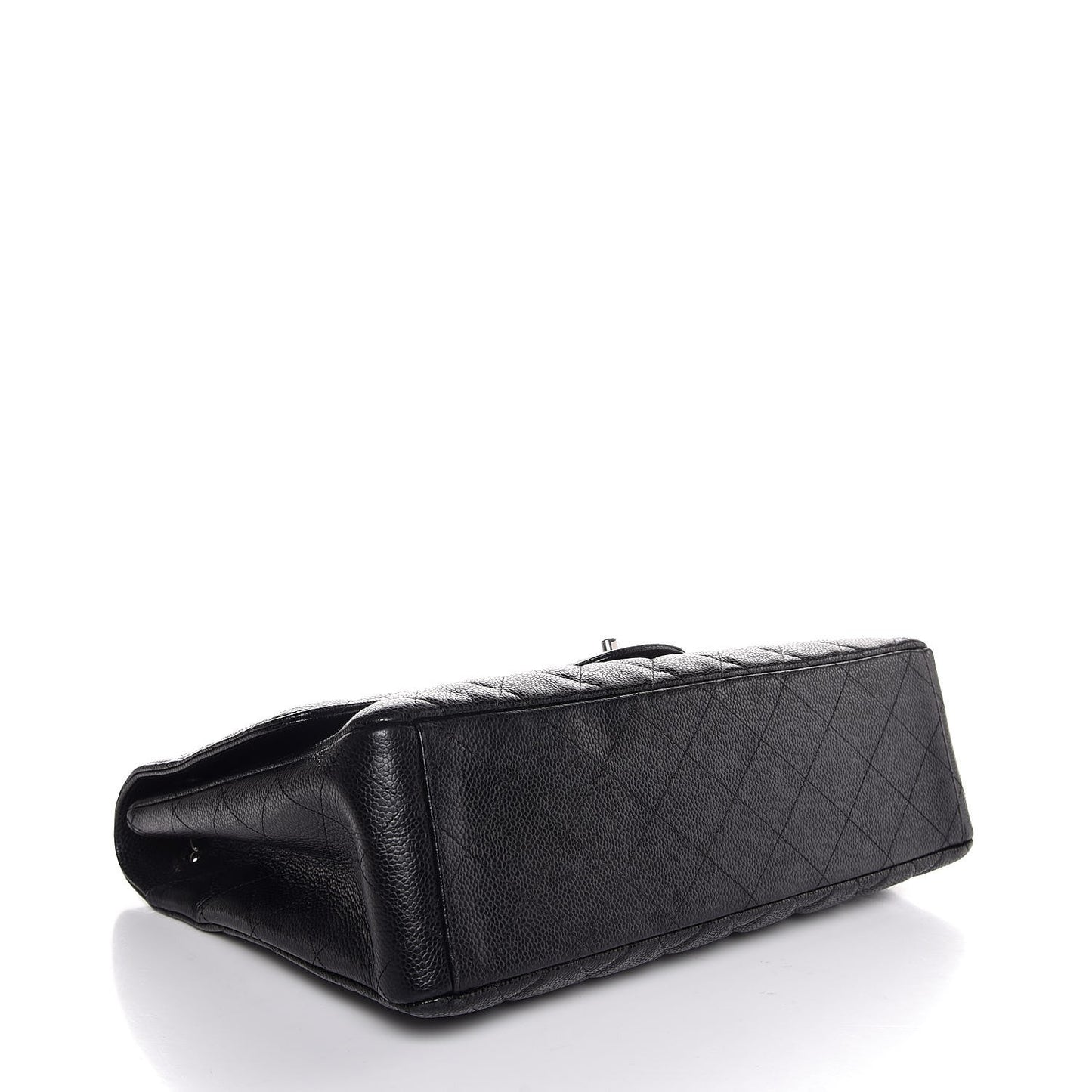 Caviar Quilted Maxi Single Flap Black