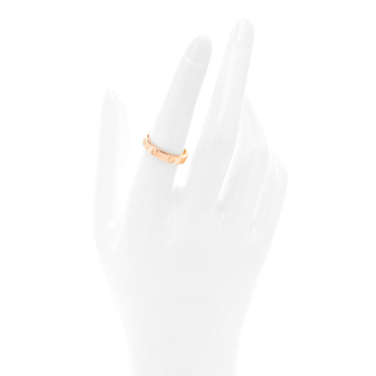 Cartier 18K Pink Gold 3.5mm LOVE Wedding Band Ring 56 7.75 2 of 5