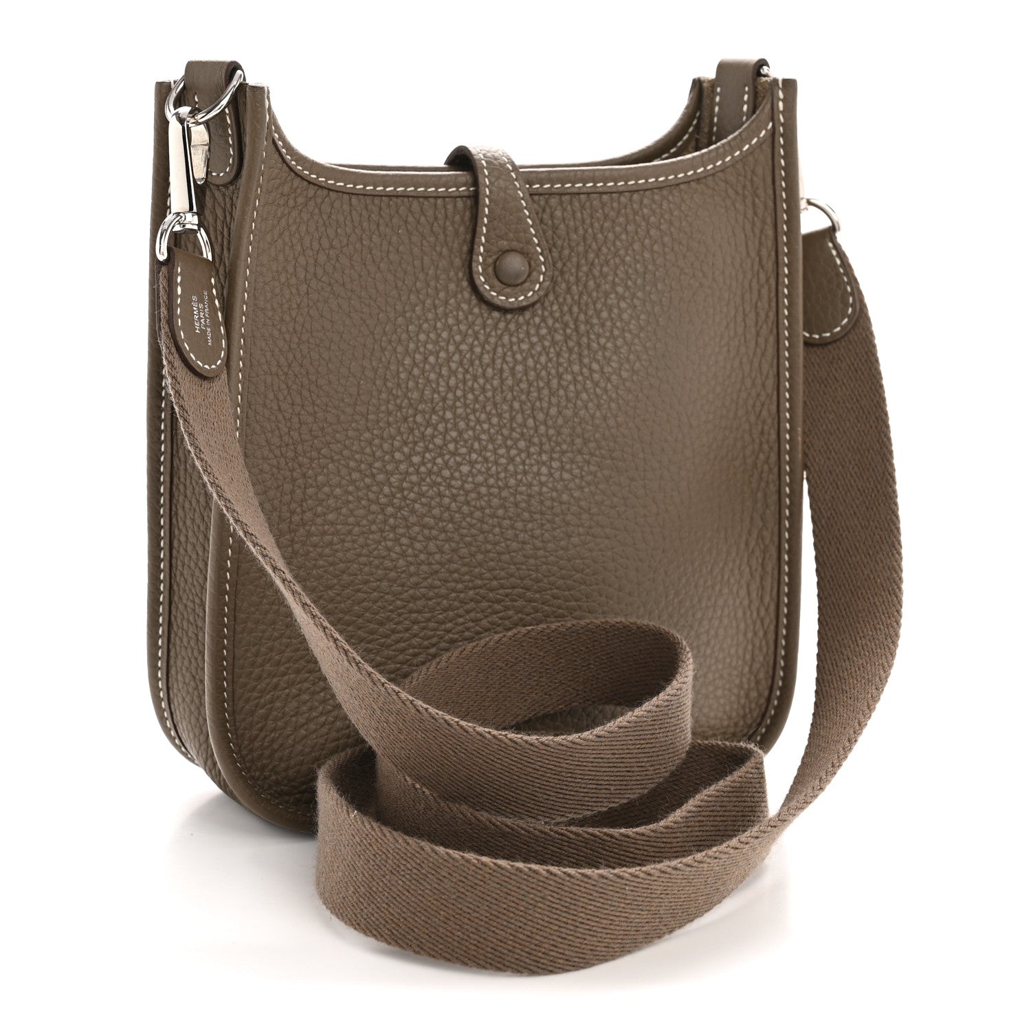 Hermes Taurillon Clemence Evelyne TPM Etoupe 3 of 11