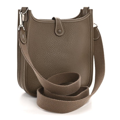 Hermes Taurillon Clemence Evelyne TPM Etoupe 3 of 11