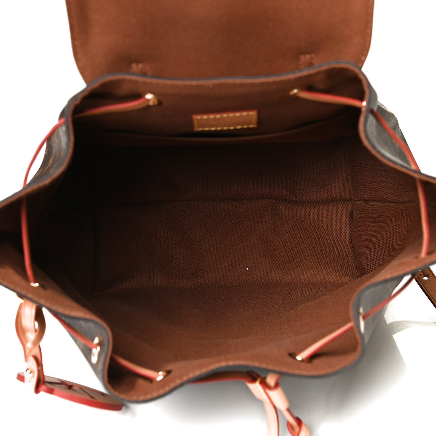 Monogram Selleria Calfskin Vintage Web Medium Boston Beige Blue