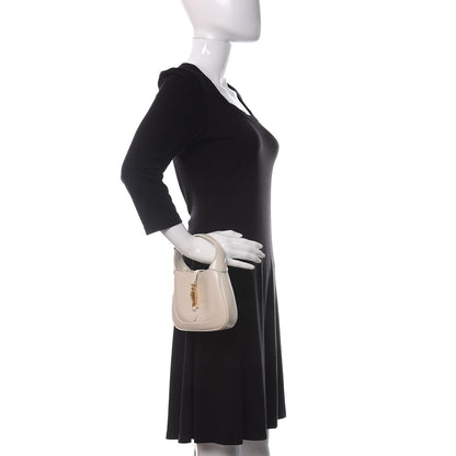 Gucci Boarded Dyana Lux Calfskin Mini Jackie 1961 Hobo Mystic White 2 of 10