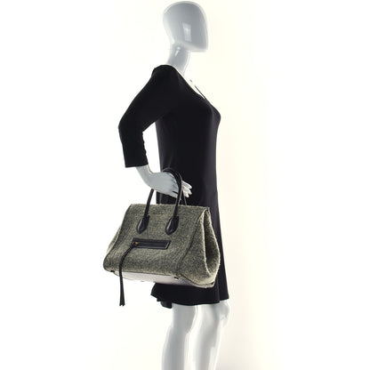 Celine Felt Medium Phantom Luggage Yellow Grey 3 of 13