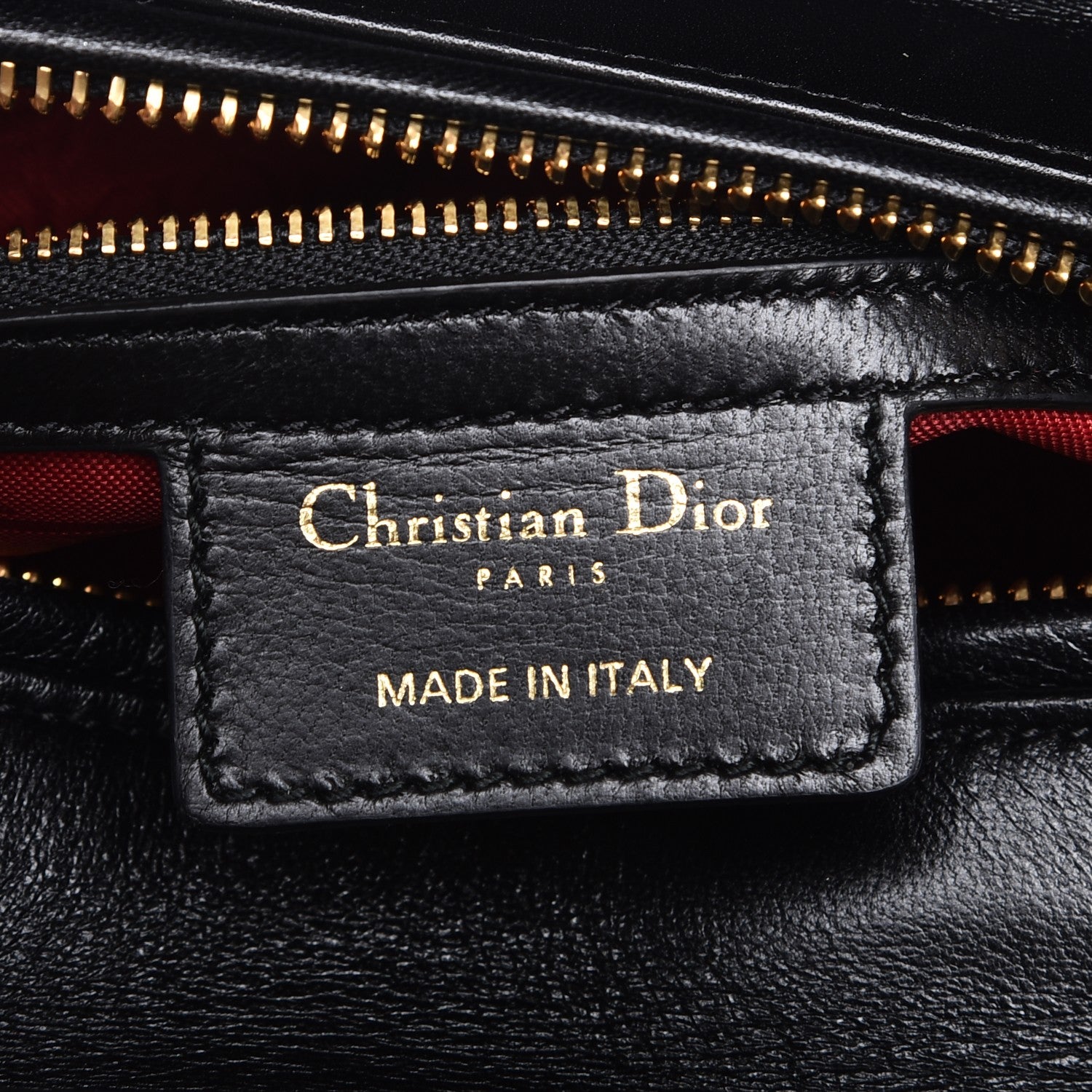 Christian Dior Lambskin Cannage Medium Lady Dior Black 7 of 8