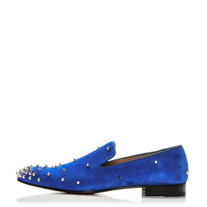 Christian Louboutin Mens Veau Velours Degra Flat 42.5 Electric 1 of 8