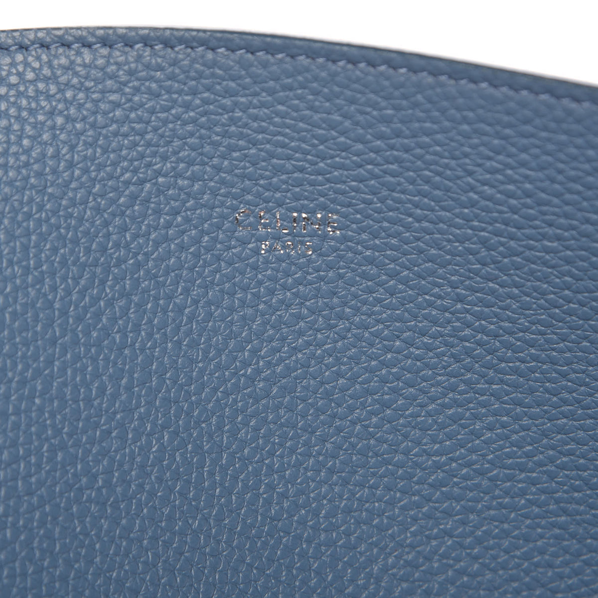 Celine Soft Grained Calfskin Medium Belt Cabas Phantom Blue 6 of 10