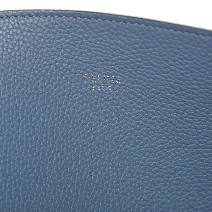 Celine Soft Grained Calfskin Medium Belt Cabas Phantom Blue 6 of 10