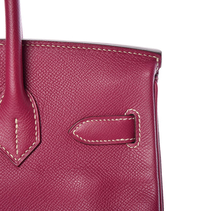 Hermes Epsom Candy Birkin 30 Tosca Rose Tyrien 8 of 33