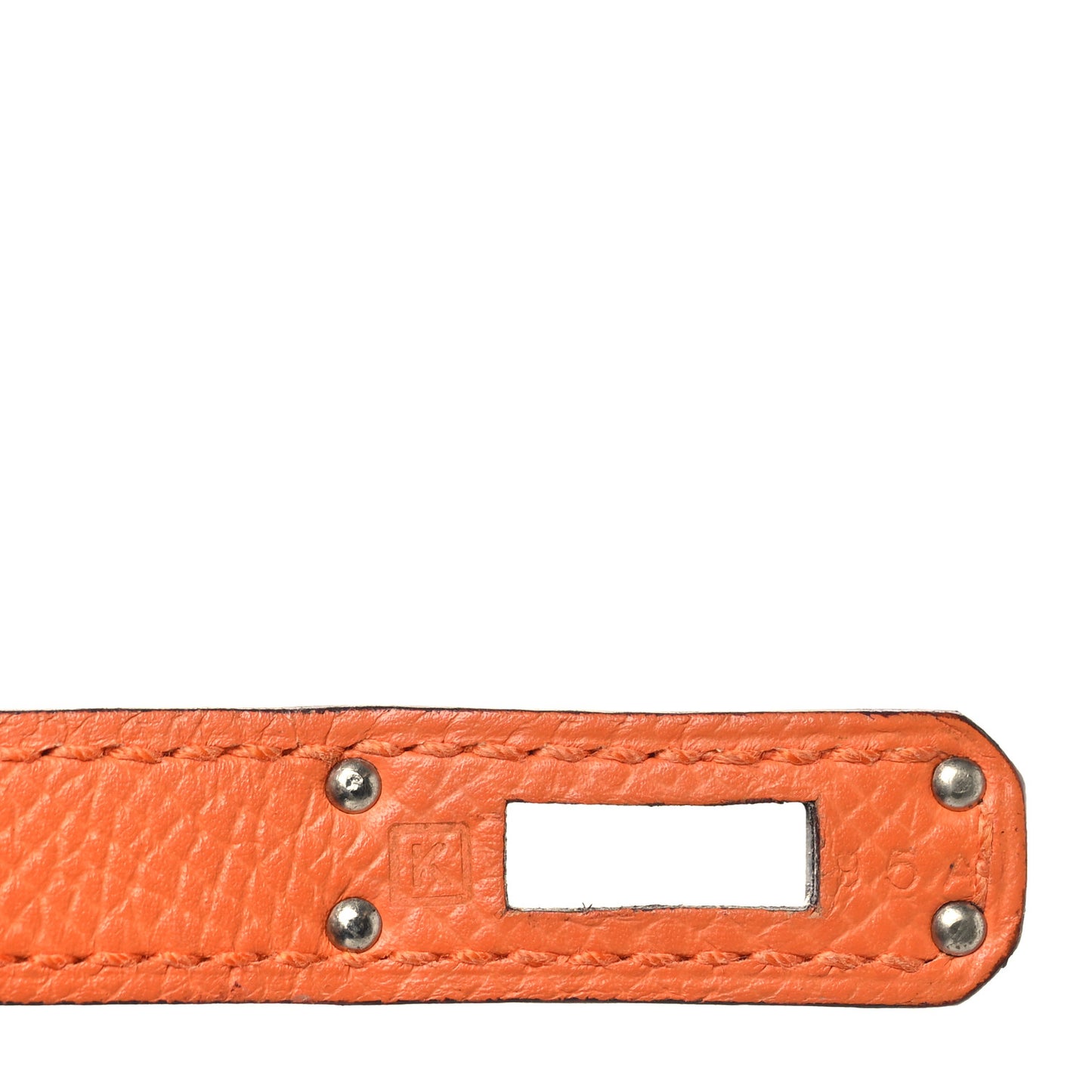 Epsom Birkin 25 Orange