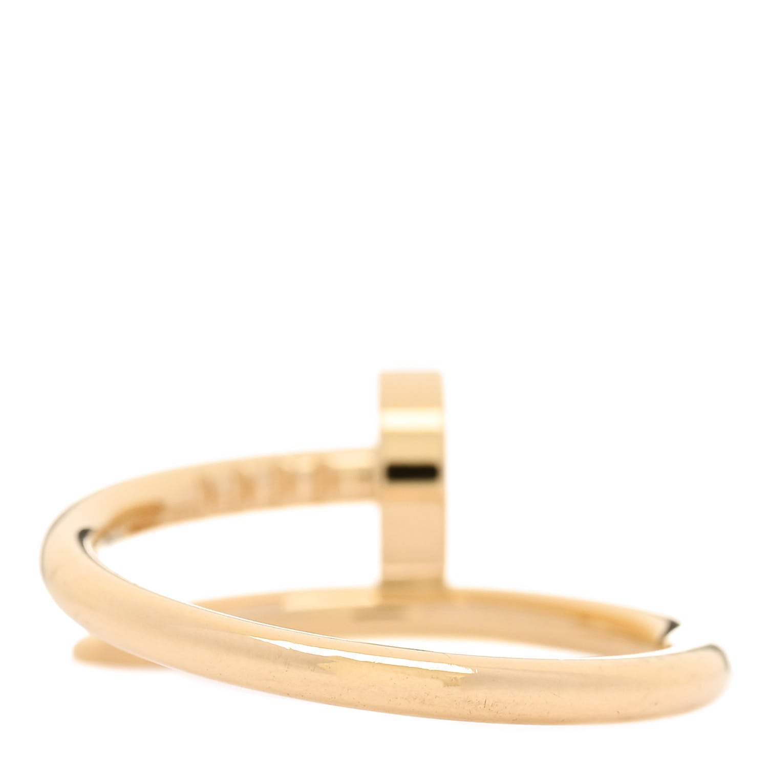 Cartier 18K Yellow Gold Small Juste Un Clou Ring 46 3.75 3 of 4