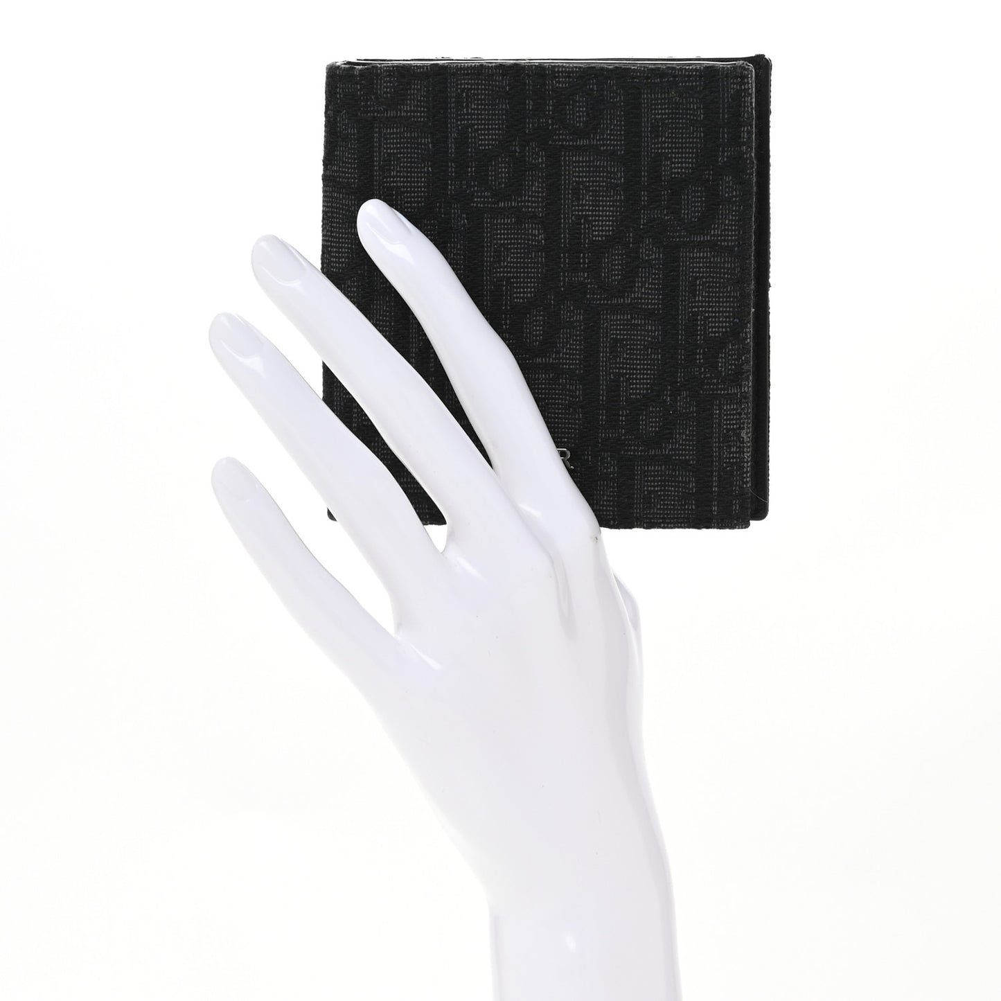 Oblique Bi-Fold Card Holder Black
