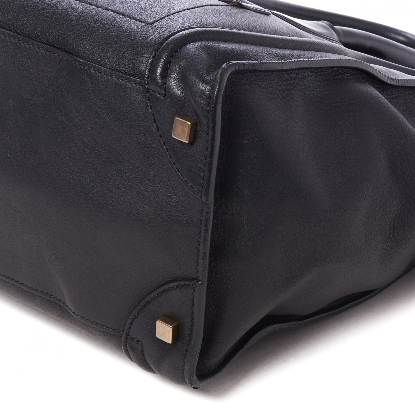 Smooth Calfskin Mini Luggage Black