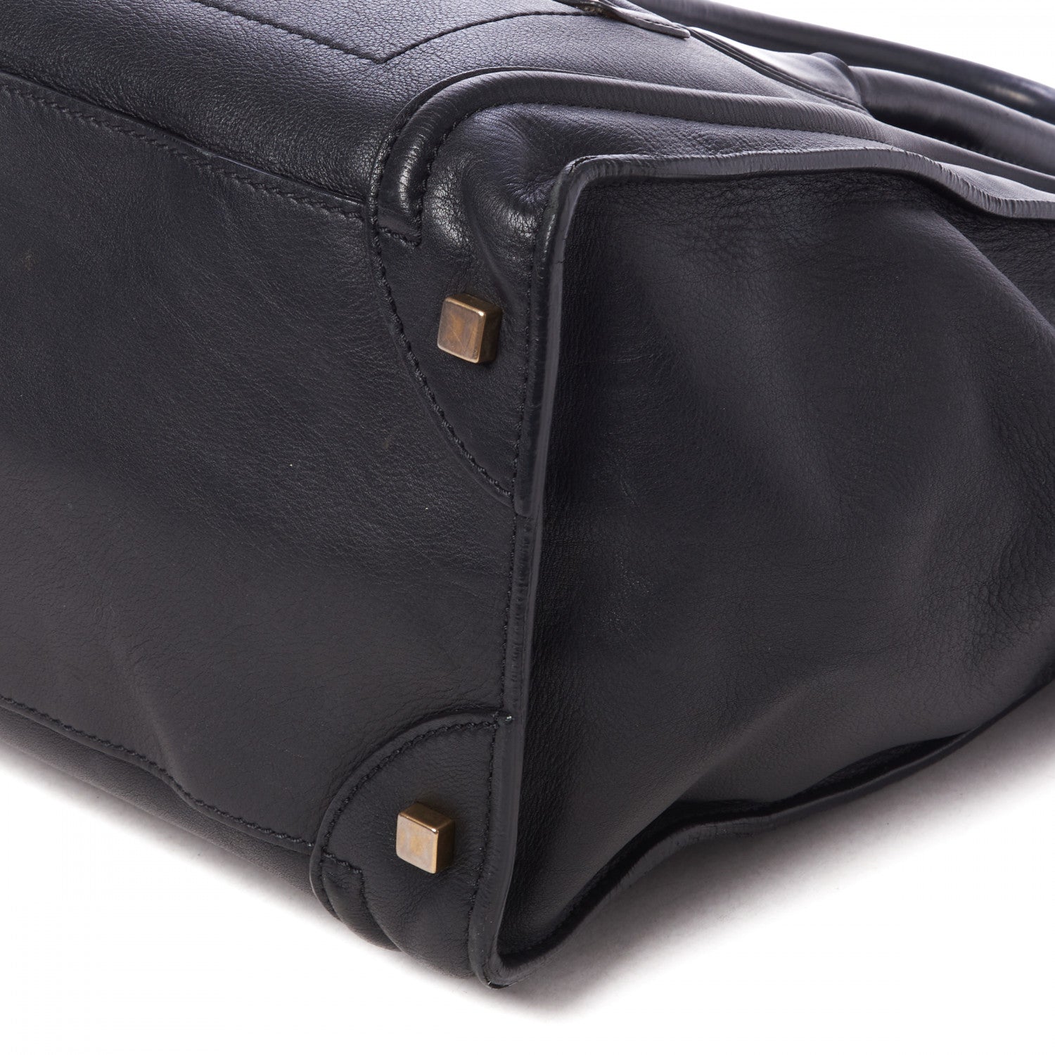 Celine Smooth Calfskin Mini Luggage Black 5 of 7