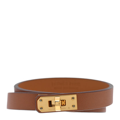 Hermes Swift Mini Kelly Double Tour Bracelet T2 Gold 1 of 5