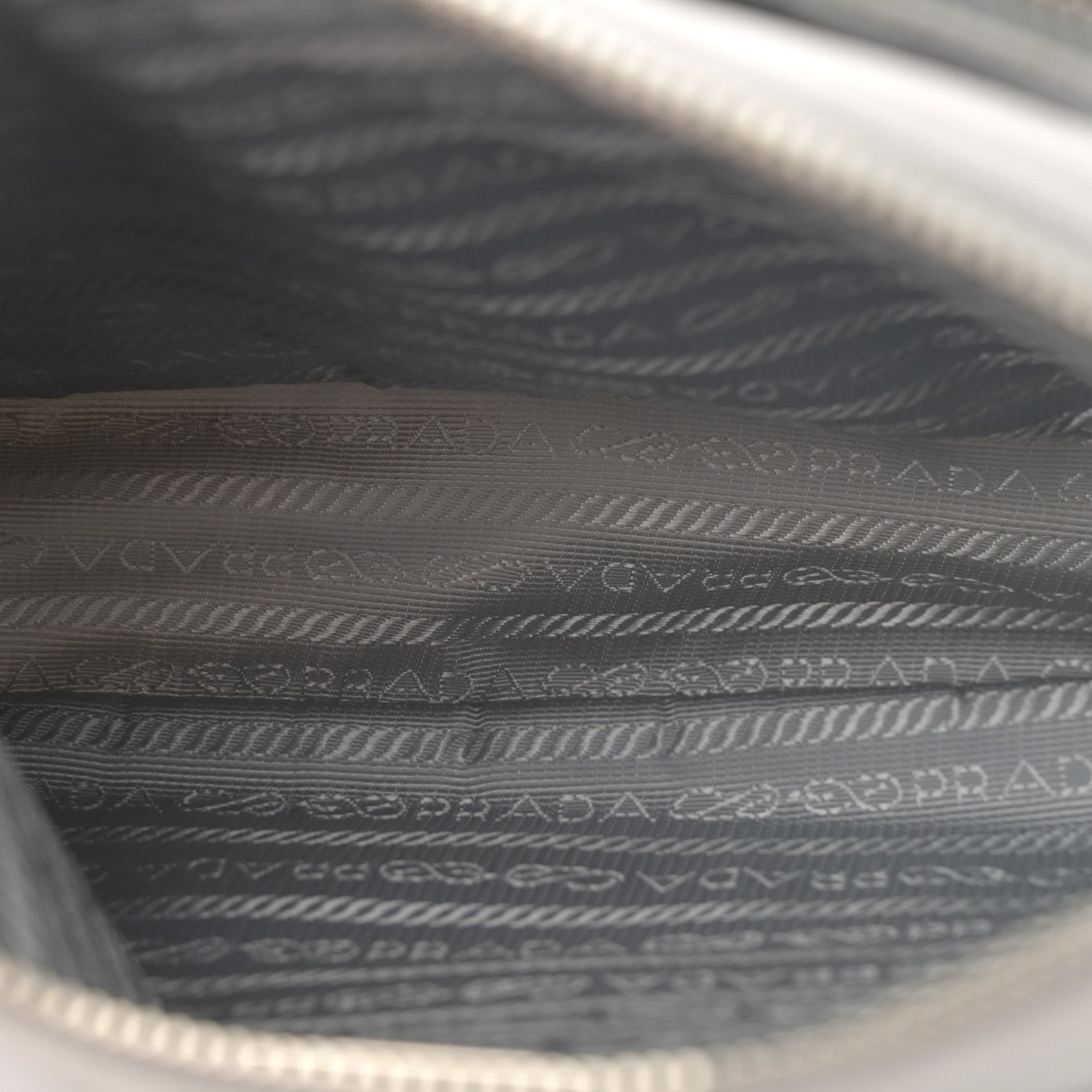 Prada Re-Nylon Saffiano Double Pouch Shoulder Bag Fiordaliso 5 of 13