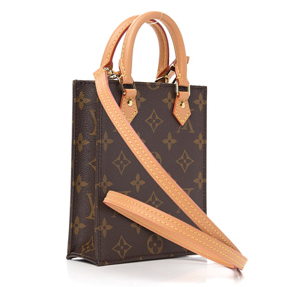 Louis Vuitton Monogram Petit Sac Plat 2 of 9