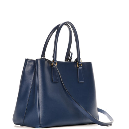 Prada Saffiano Lux Medium Tote Bluette 4 of 8