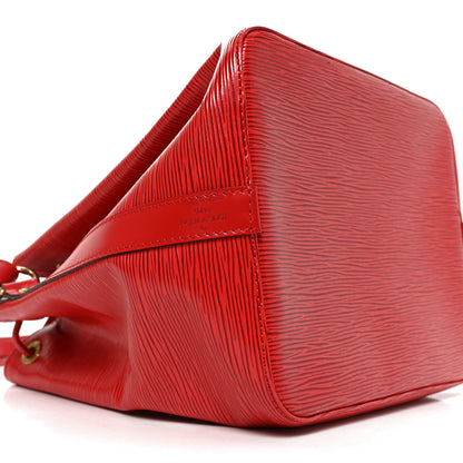 Louis Vuitton Epi Petit Noe Castillan Red 8 of 9