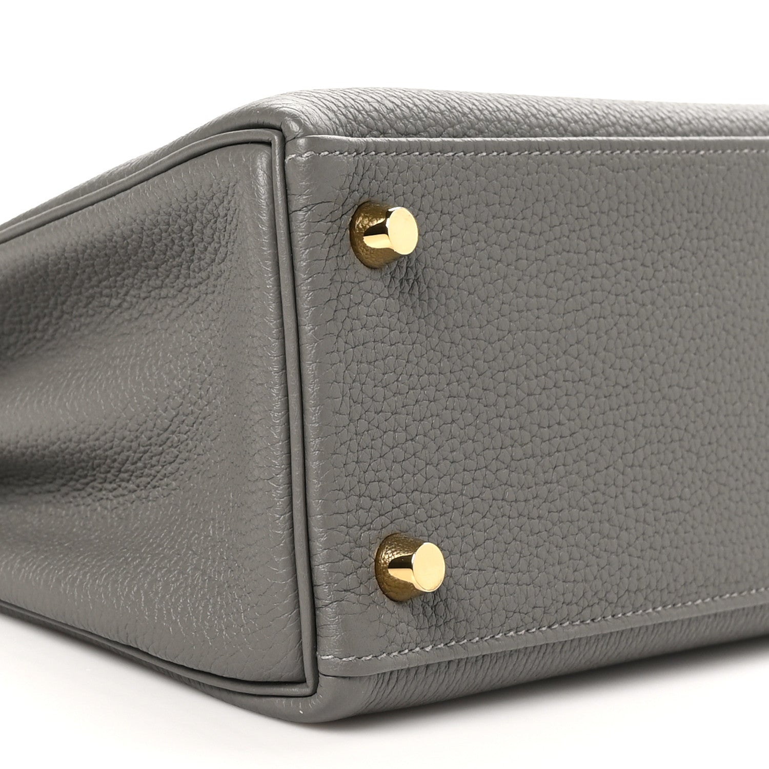 Hermes Togo Kelly Retourne 25 Gris Mouette 9 of 11