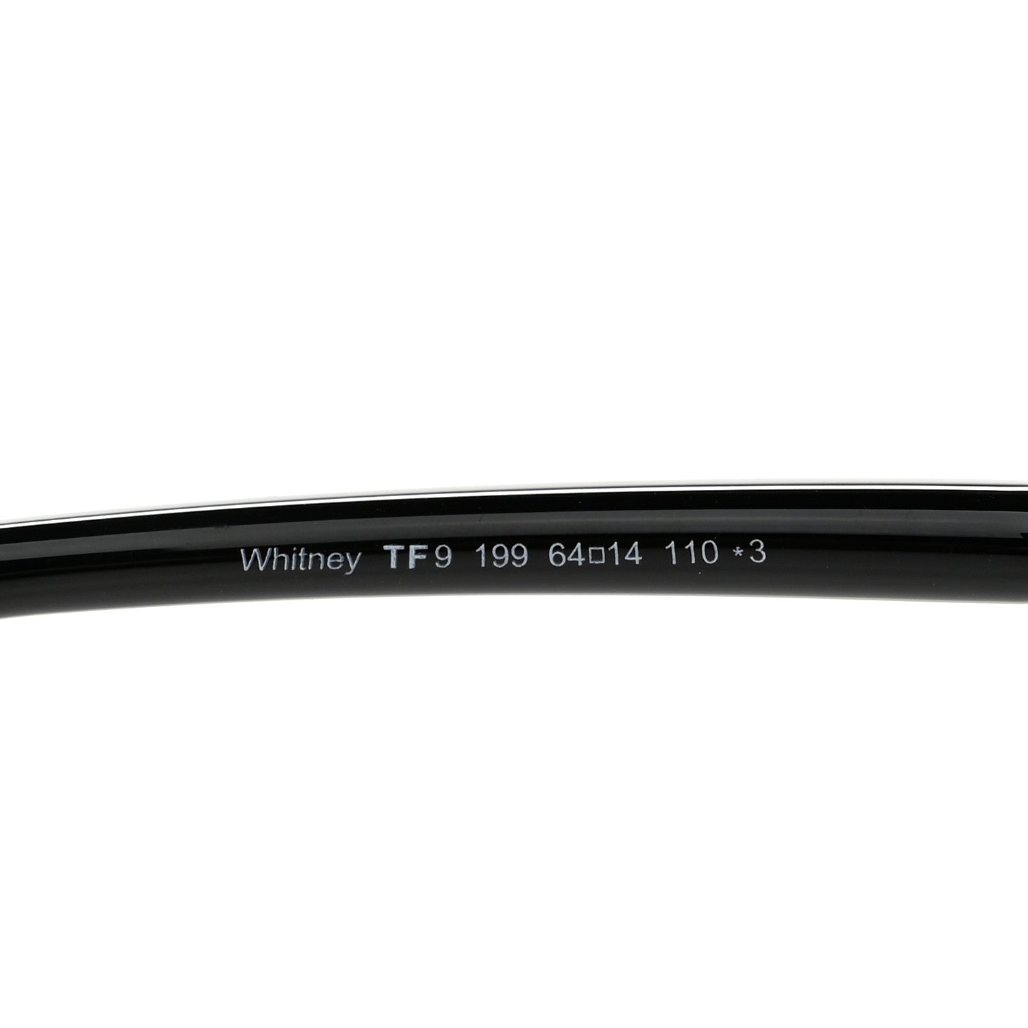 Tom Ford Acetate Whitney Crossover Sunglasses TF9 Black 5 of 7