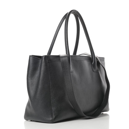 Chanel Calfskin Cerf Executive Shopper Tote Black 4 of 16
