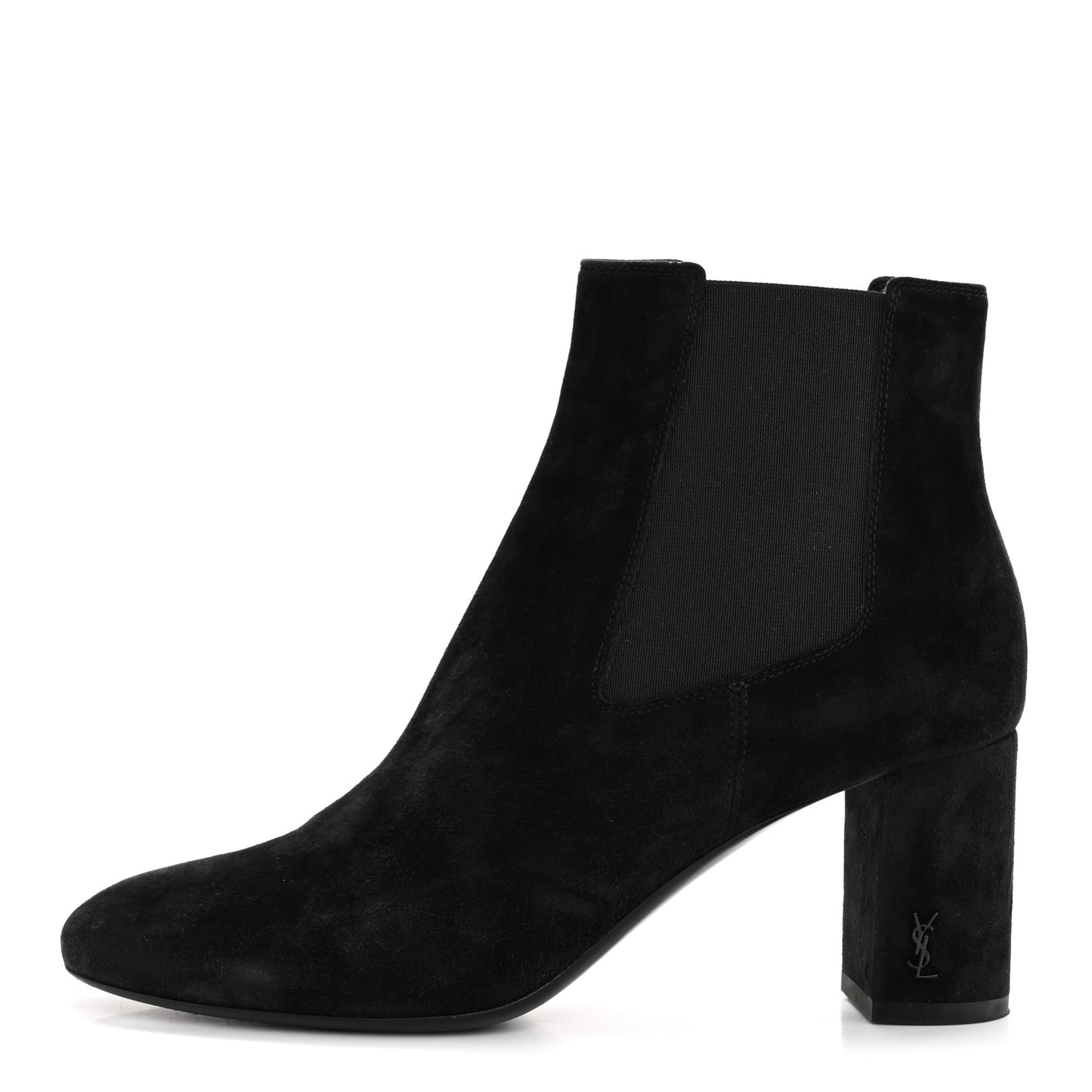 Suede Loulou Pin Booties 36 Black