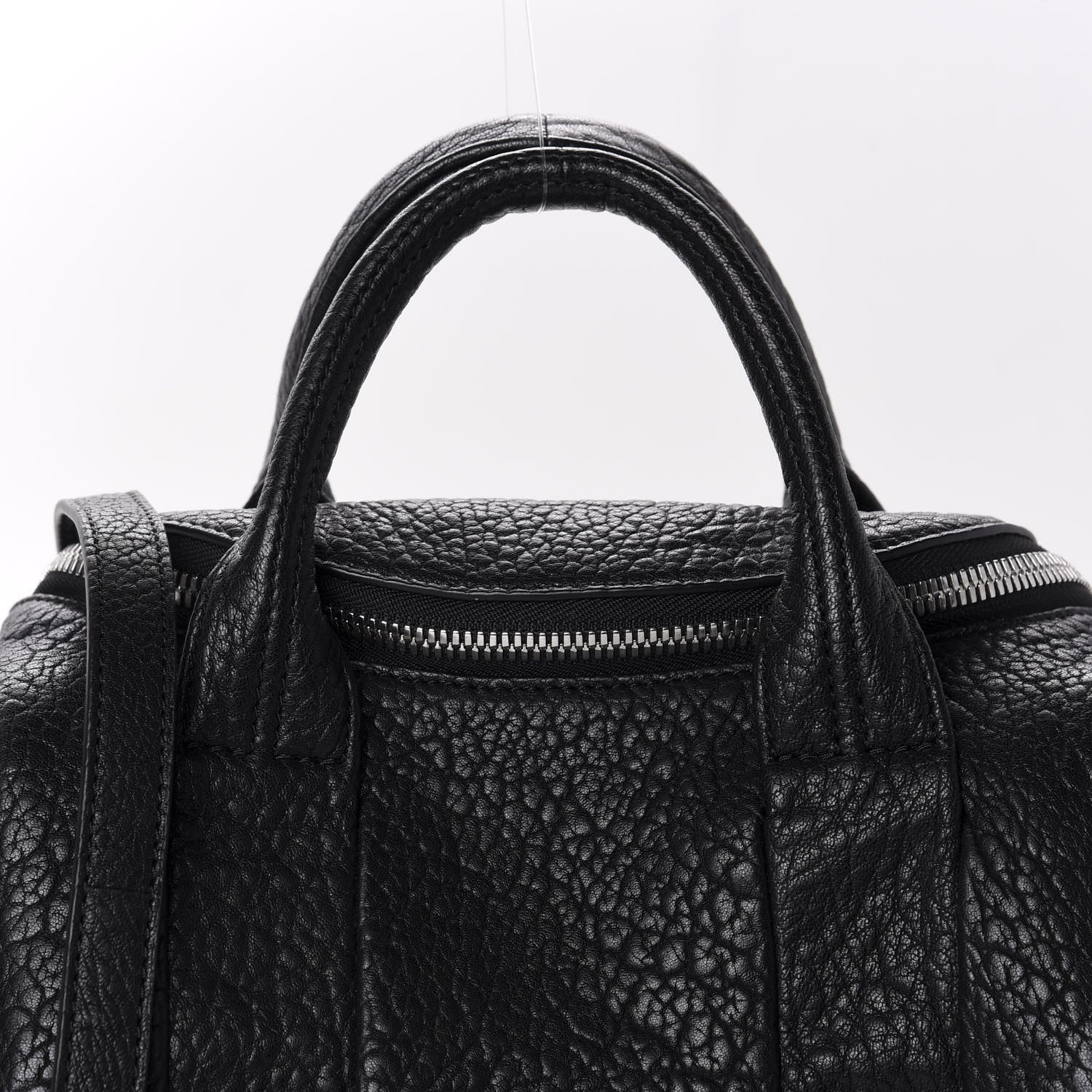 Alexander Wang Pebbled Lambskin Rockie Black Rhodium Hardware 9 of 9