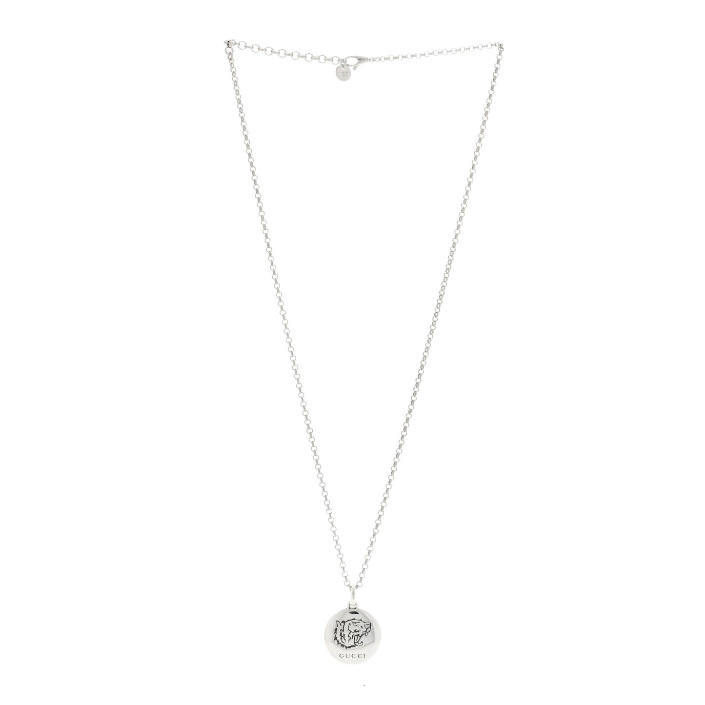 Sterling Silver Blind for Love Pendant Necklace