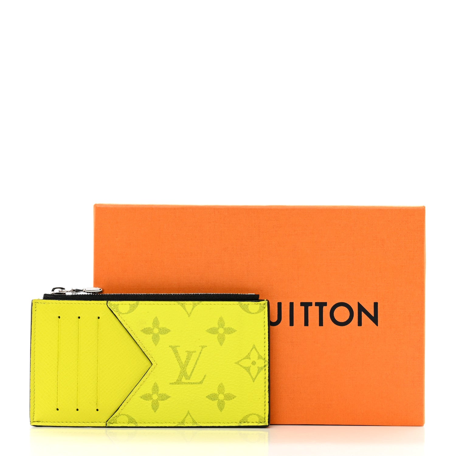 Louis Vuitton Monogram Taiga Coin Card Holder Yellow 7 of 7