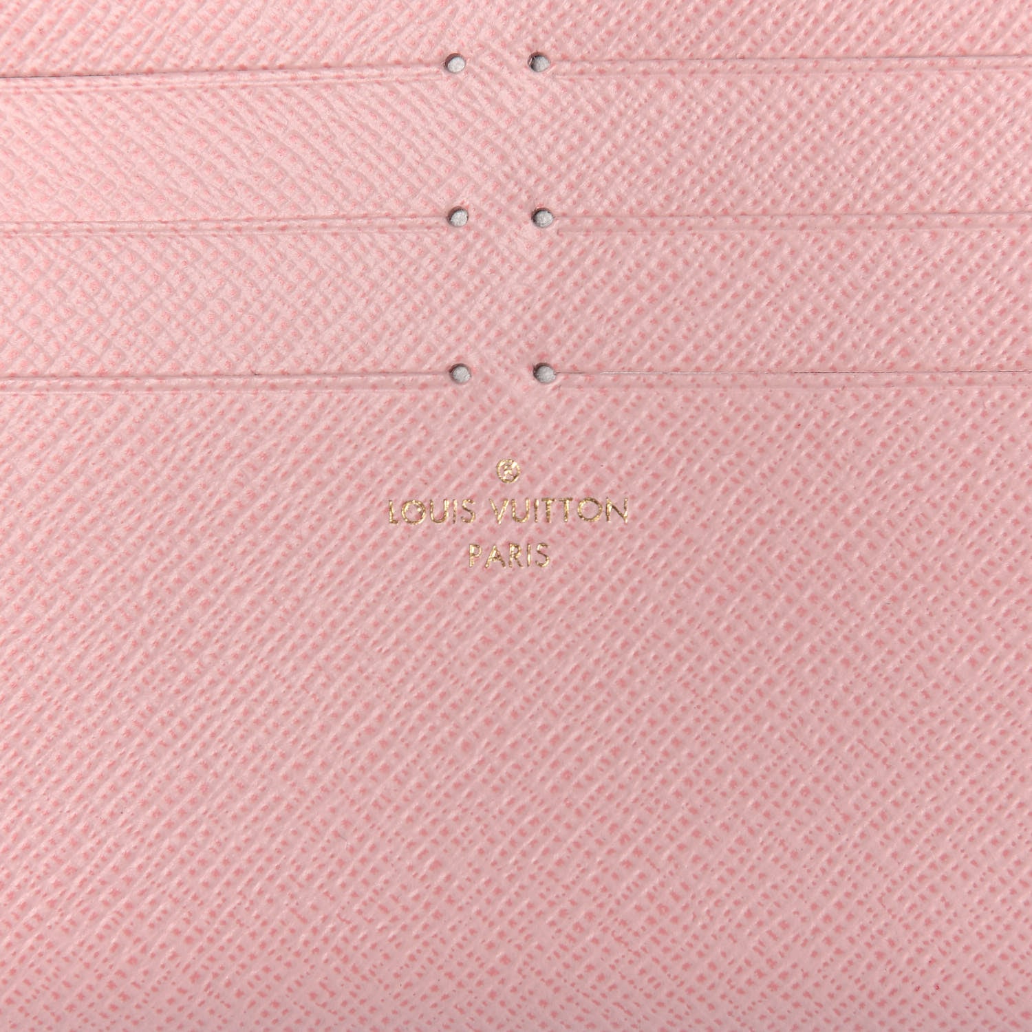 Louis Vuitton Calfskin Felicie Card Holder Insert Rose Ballerine 6 of 6