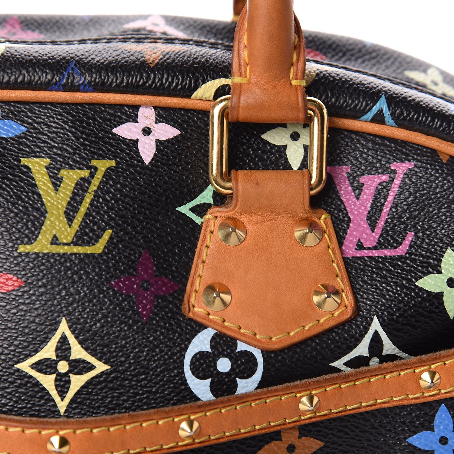 Louis Vuitton Monogram Multicolor Trouville Black 9 of 18