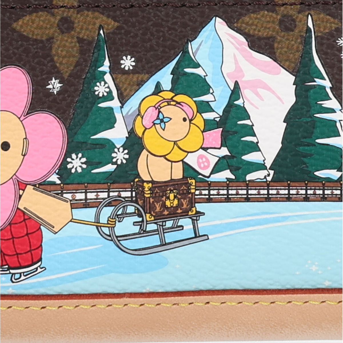 Louis Vuitton Monogram 2020 Christmas Animation Roller Coaster Elizabeth Pencil Pouch 8 of 10