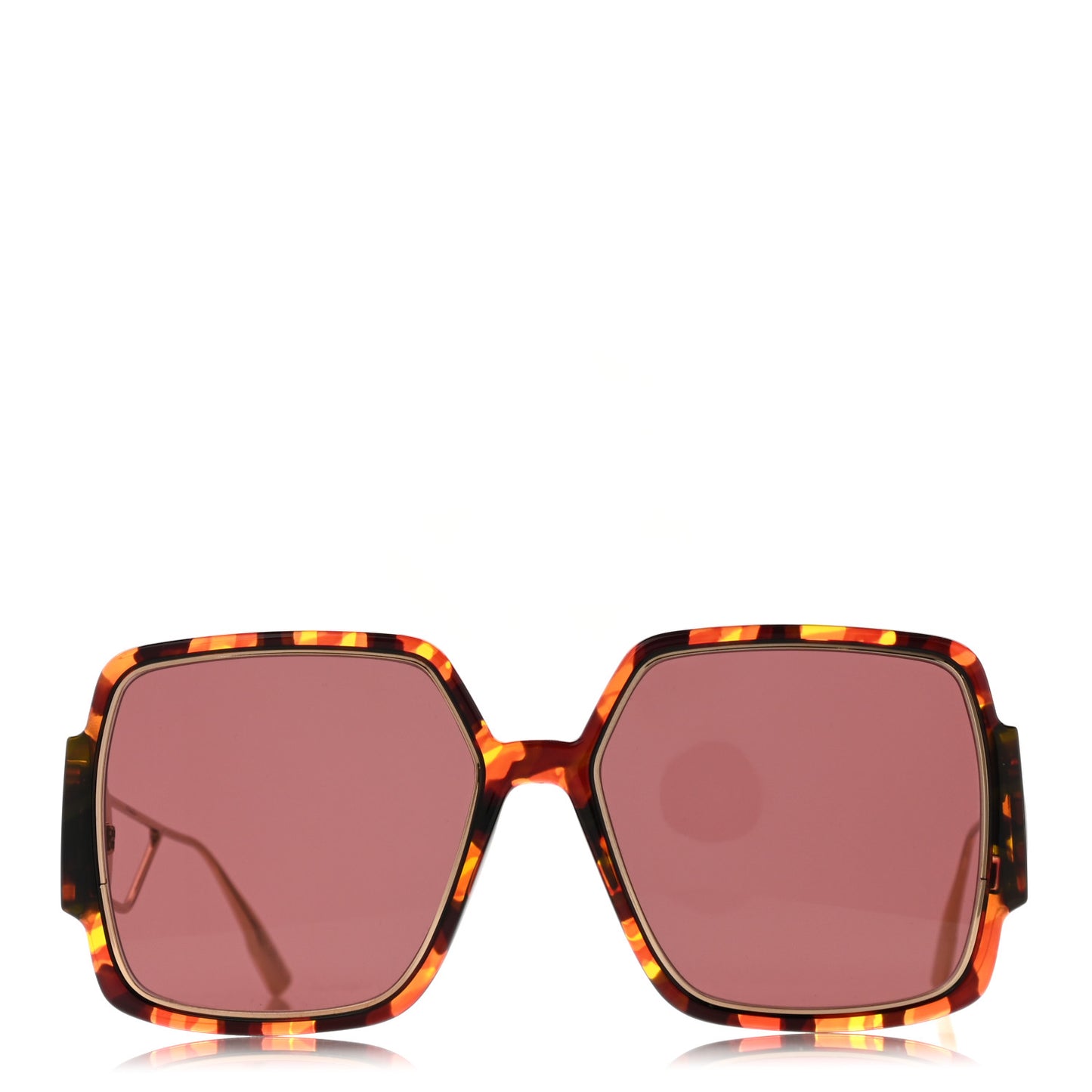 Acetate Square 30 Montaigne 2 Sunglasses Tortoise