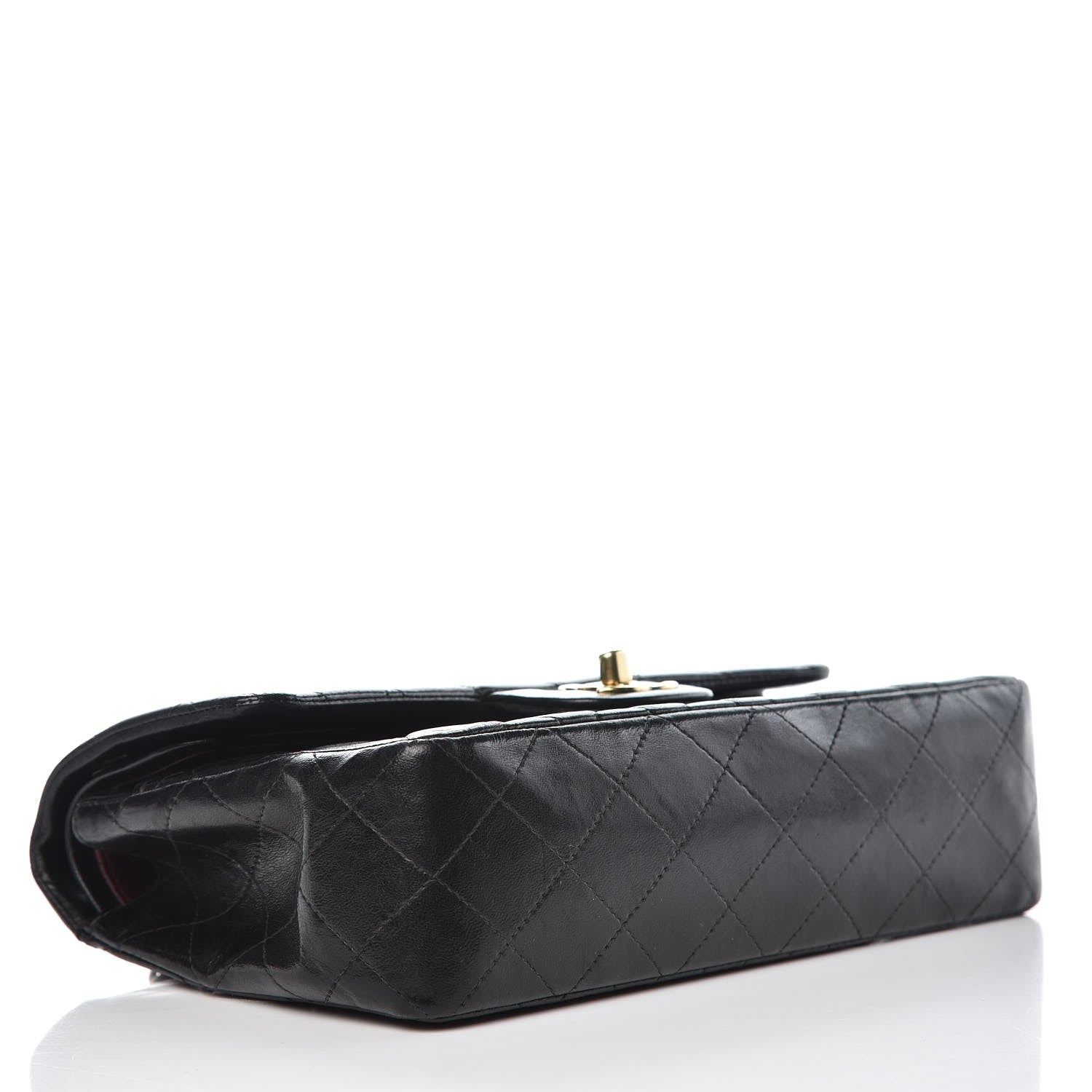 Chanel Lambskin Quilted Small Double Flap Black 4 of 14