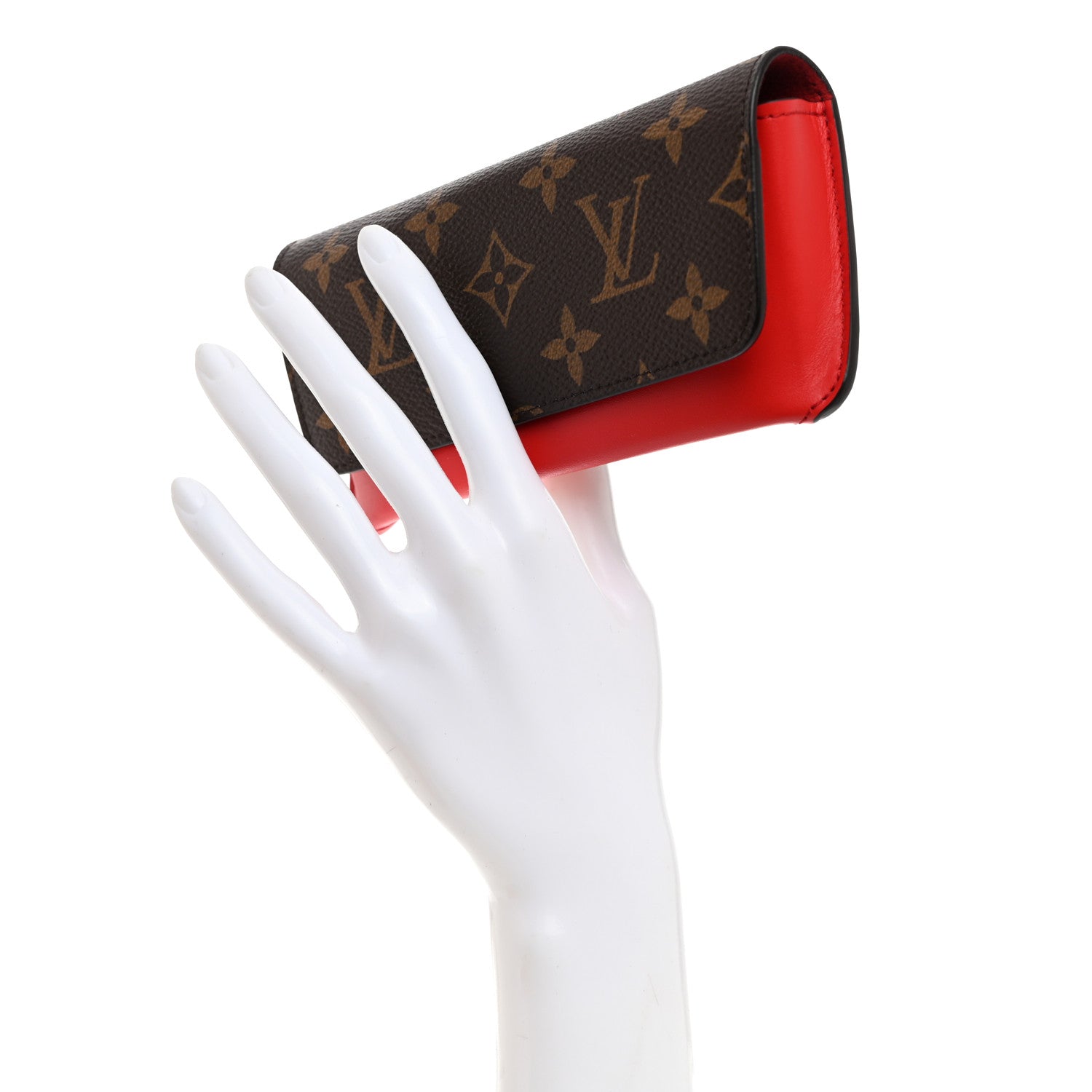 Louis Vuitton Monogram Woody Sunglass Case Rouge 2 of 7